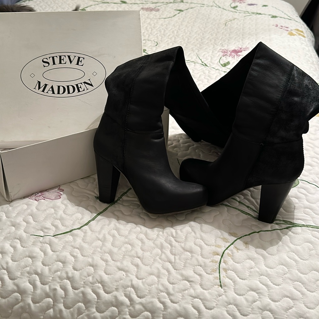 Absolutely Awesome Steve Madden Leather Boots Sz7.5